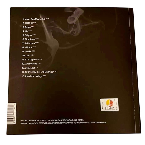 BTS Wings Album + CD + Photobook + Photocard - Picture 2 of 2